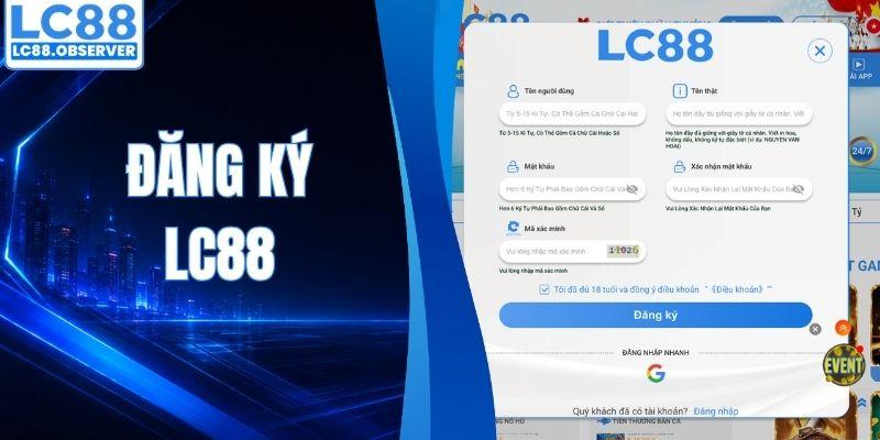 Đăng ký LC88