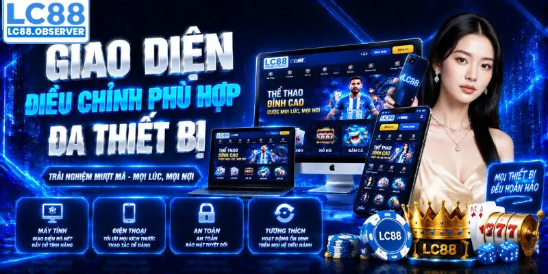 Giao diện điều chỉnh phù hợp đa thiết bị
