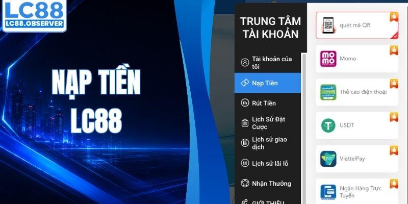 Nạp tiền LC88